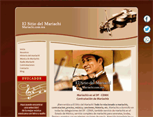 Tablet Screenshot of mariachi.com.mx